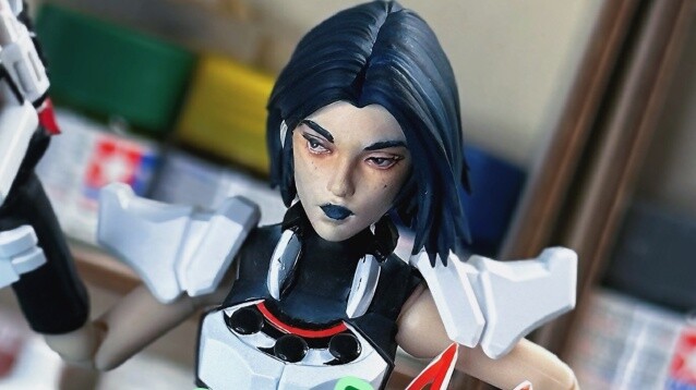 DIY a 1:12 female knight action figure with Broco Kamen Rider