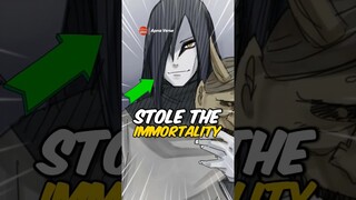Why Orochimaru Didn't Stole The Immortality? 😧|| #shorts #naruto