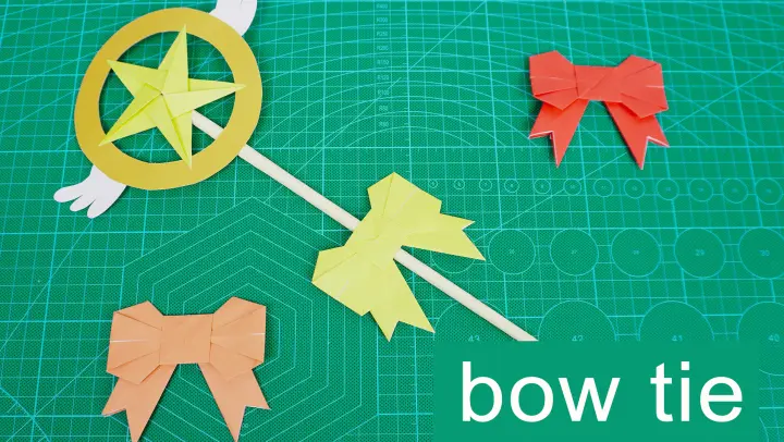 [Paper Folding] Teaching You How To Fold The Paper In A Bow