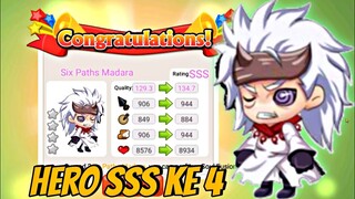 Dapet Hero SSS ke 4 !! Akhirnya Upgrade MADARA jadi SSS - Ninja Heroes New Era