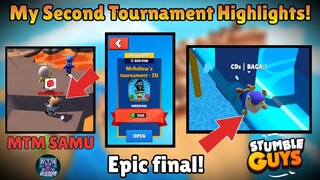 My Second Tournament Highlights Stumble Guys