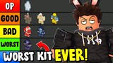I Ranked *EVERY* KIT in Roblox BedWars! (Tier List)