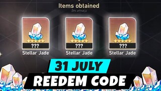 31 July New Redeem Code Honkai: Star Rail | How to Redeem Code HSR