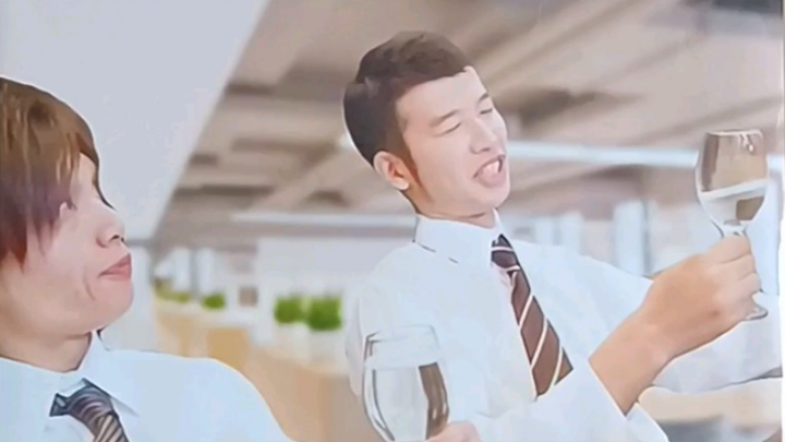 Two people who actively promote positive energy