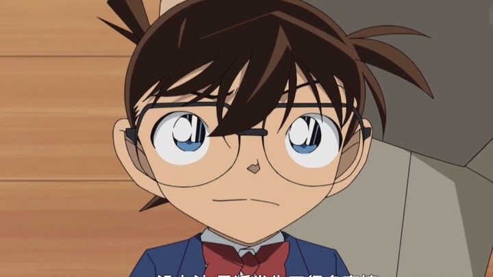 Conan and Ai slowly become like each other (famous scene at the end of the film)