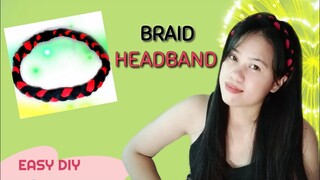 DIY/ How to make Braid Headband from Old Clothes /EasyTutorial /DiyTurban