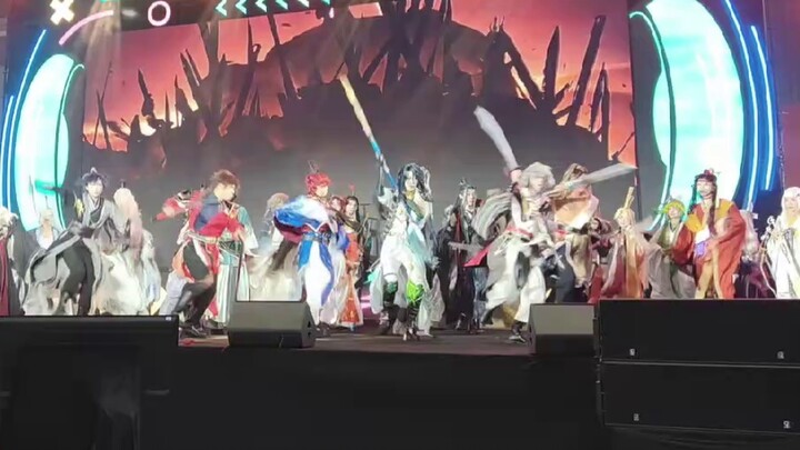 The Wenhan Goddess carries the destiny of heaven and will live forever. Long live her three cheers.