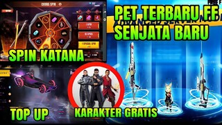 FREE FIRE!! BOCORAN EVENT GRATIS, KATANA LOBBY, MOCO AWAKENING, ADVANCE SERVER, PET TERBARU