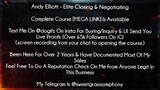 Andy Elliott Course Elite Closing & Negotiating download