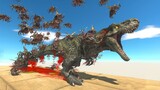Who can Escape from Giant Swarm - Animal Revolt Battle Simulator