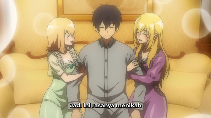 Otome Game Sekai wa Mob Season 2 Episode 12 END - Leon Menikahi Olivia dan Angie - Anime Indonesia