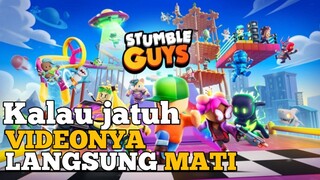 CHALLENGE!! | MAIN STUMBLE GUYS TAPI KALAU JATUH VIDEO BERHENTI