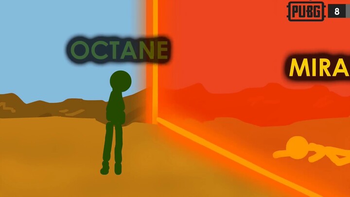 "1080p + 60 frame" Stickman vs Apex Legends vs Fortnite vs PlayerUnknown's Battlegrounds kolaborasi 