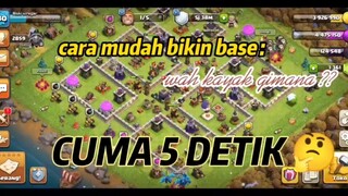 Cara Tercepat Buat Base COC, Wajib di coba !!!