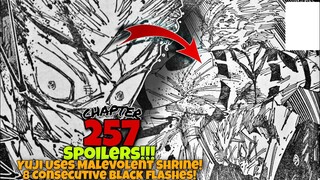 YUJI USES SHRINE + 8 BLACK FLASHES!! YUJI KAPATID NI SUKUNA!! Jujutsu Kaisen Chapter 257 Spoilers