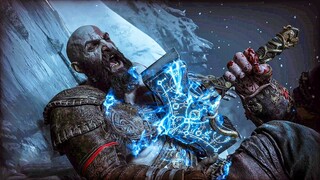 Thor revives Kratos with Mjolnir to fight him again - God of War Ragnarok