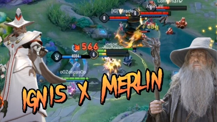 Ignis x Merlin?