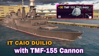 Modern Warships: IT CAIO DUILIO with tier 3 TMF-155 Cannon.