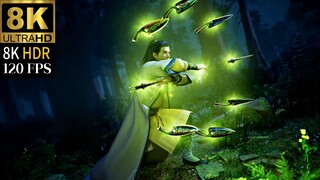 【8K/HDR/120FPS】Hàn Lập Kim Phù Tử Mẫu Nhẫn vs Lục Sư Huynh Thanh Giao Kỳ