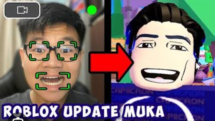 GERAKIN MUKA ROBLOX PAKE WAJAH KITA ?