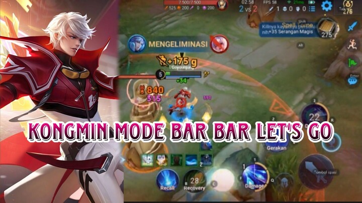 KONGMIN MODE BAR BAR LET'S GO