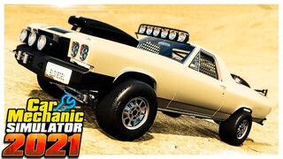 OFF-ROAD El Camino in the Desert Map // Car Mechanic Simulator 2021 Gameplay