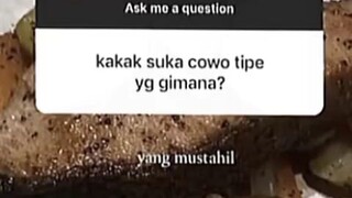 yang mustahil dan yang pasti tidak suka ciwi🙂