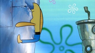 Squidward berubah menjadi pria tampan, dan bannya pecah saat mobil melihat mobil