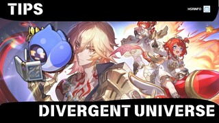 TIPS CEPAT MENGERJAIAN DIVERGENT UNIVERSE - du HONKAI STAR RAIL