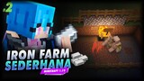Iron Farm Sederhana Tanpa Ribet Didapatkan, Full Set Iron - Minecraft Series 1.19 Pemula Episode 2