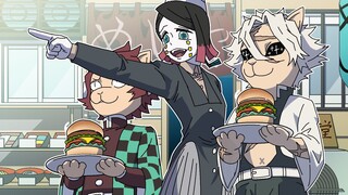 Demon Slayer Cafeteria 29 (มูซานที่สูญเสียความทรงจำและกลายเป็นคนโง่กำลังหิวโหย)