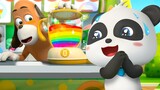 Colorful Juice Vending Machine | Colors Song | for kids | Nursery Rhymes | Kids Songs | BabyBus
