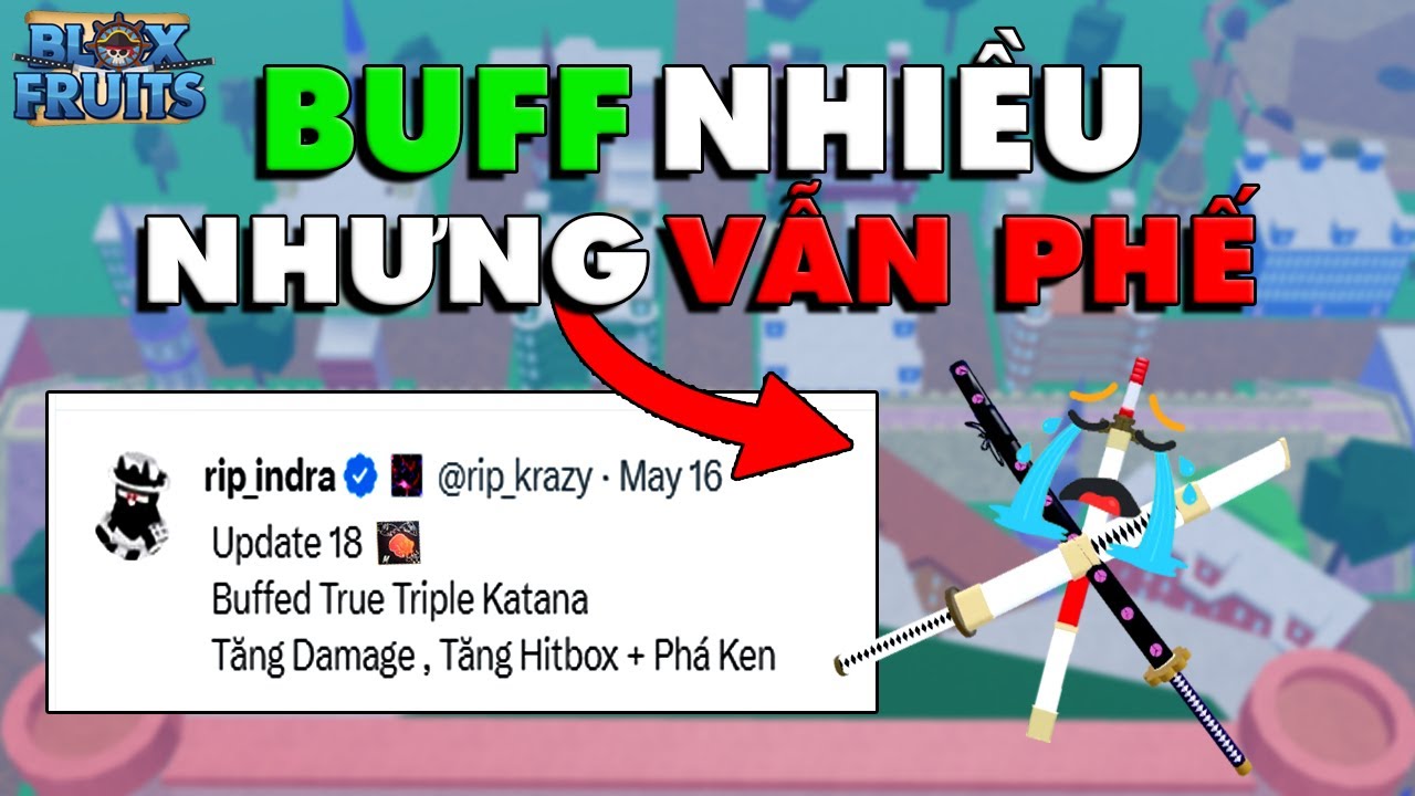 Bloxfruits New Mythical True Triple Katana V2/Rework - BiliBili