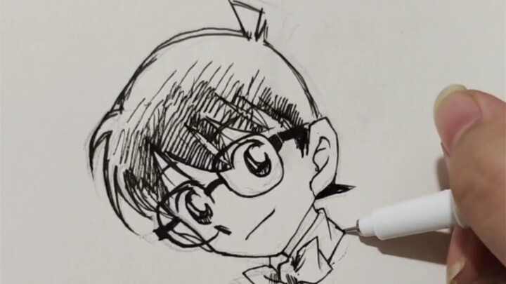 ฉันไม่เชื่อว่าฉันสามารถวาดและยกย่องตัวละครทุกตัวในโคนันให้จบได้