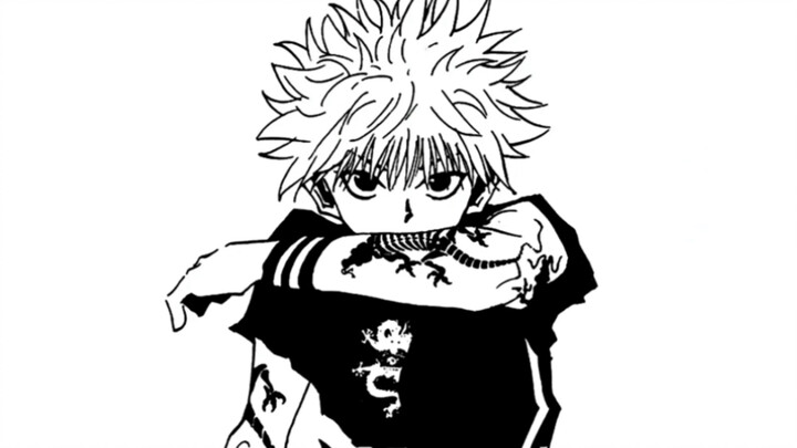 Pak Togashi pandai sekali menggambar Killua! Saya punya bukti