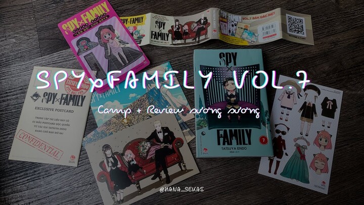 SPYxFAMILY VOL.7 BẢN ĐẶC BIỆT | CAMP + REVIEW | CAMP MANGA Ở SGN KHÁC BỌT QUÁ 🌈🔥