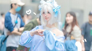 当你在音乐节穿了水系猫猫！被官摄抓去拍照啦