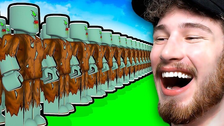 ต่อสู้กับซอมบี้ 1000000 ตัวใน Roblox