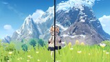 [ Genshin Impact ] Longji Snow Mountain update multi-angle comparison