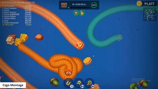 Worms Zone.io Rắn Săn Mồi #095 _ Noel tới rồi chơi rắn săn mồi thôi các bạn _ 11