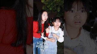 มันคืออะไร!😱 #shorts #น้องวีว่าพี่วาวาว #น้องวีว่า #siblings #wiwawawowtv #ghost