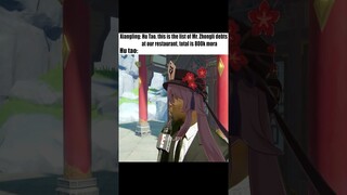 Zhongli eat mean Hu tao problem