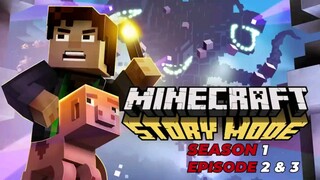 Alur cerita minecraft story mode eps 2 dan 3 season 1