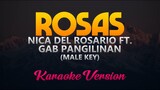 ROSAS - Nica del Rosario ft. Gab Pangilinan (Karaoke) (MALE KEY)