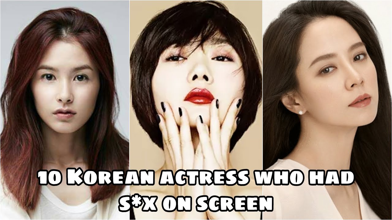 korean actress who did it on screen list