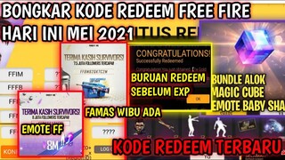 BONGKAR‼KODE REDEEM FREE FIRE TERBARU HARI INI 18 Mei 2021