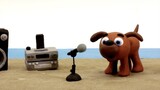 Dog singing Clay cartoon for children - BabyClay animals