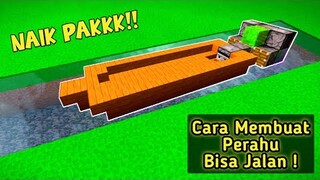 Cara Membuat Perahu Berjalan Di Minecraft