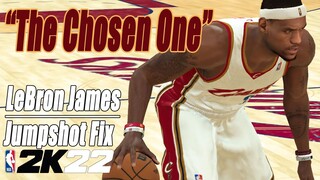 Young Lebron James Jumpshot Fix NBA2K22