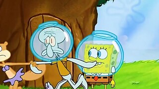 Pulau monster besar itu ternyata adalah punggung monster, yang menelan Krusty Krab setelah bangun ti